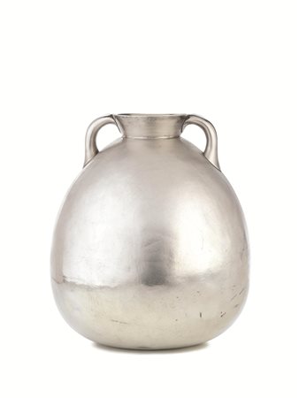 GRANDE VASO A BOCCIA, ROMA, SECOLO XX, ARGENTIERE VENTRELLAcorpo sferico,...