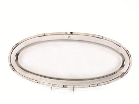 VASSOIO OVALEen suite con il lotto precedente, cm 59,5x26,g 1690&nbsp;