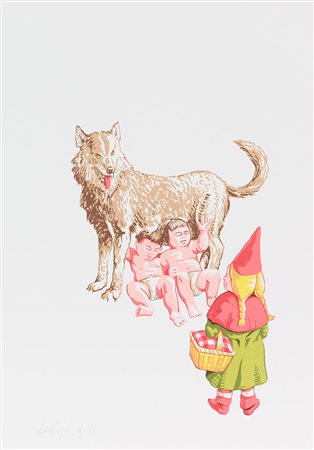 Cuoghi Vanni Tutta un'altra storia, 2008 serigrafia realizzata con 8 passaggi...