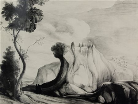 Bartolini Ubaldo Senza titolo litografia su carta, cm. 70x92, es. 4/75...