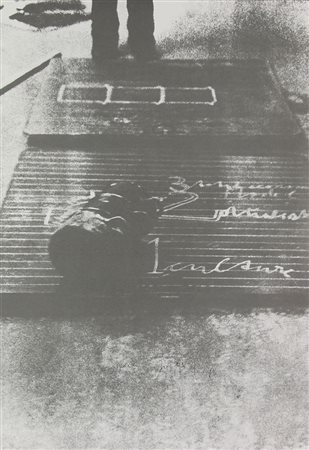 Beuys Joseph Senza titolo litografia su carta, cm. 100x70, es. XII/XXX...