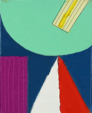 Fusi Walter Senza titolo, 1996 acrilico su tela, cm. 25x20 firmato e datato...