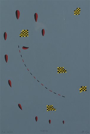 Nigro Mario Invenzione, 1948/83 serigrafia su cartoncino, cm. 48x33, es....