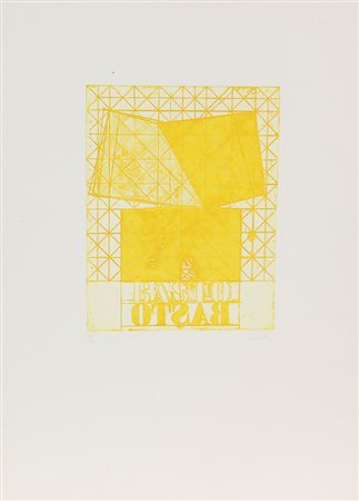 Pomodoro Giò Basto, 1977-1978 incisione su carta, cm. 69x49 (lastra cm....