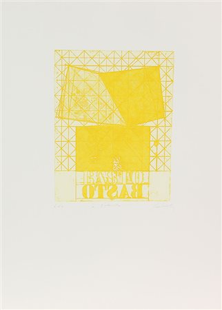 Pomodoro Giò Basto, 1977-1978 incisione su carta, cm. 69x49 (lastra cm....