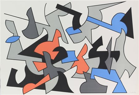 Tomshinsky Stanley Senza titolo litografia su carta, cm. 50x70, es. 20/100...