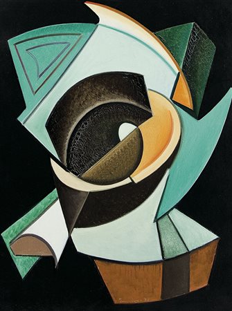 PROVINO SALVATORE Bagheria (Pa) 04/06/1943Senza titolo, 1975olio su tela cm....