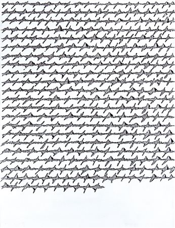 RAPETTI ALFREDO Milano 1961Scrittura, 2009acrilico su tela cm. 80x60x3,...