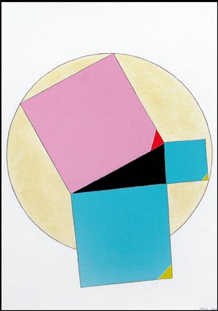 CARMI EUGENIO Genova 17/02/1920Il genio di Pitagora, 2011olio su tela cm....