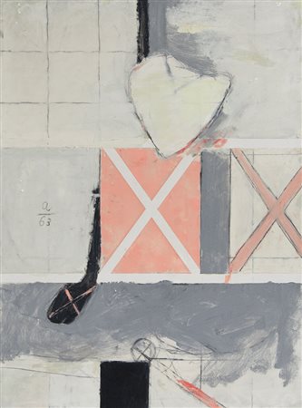 ARICO' RODOLFO Milano 03/06/1930 - Milano 2002Incognite del cuore, 1963olio...