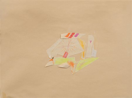 PALADINO MIMMO Paduli (Bn) 18/12/1948Senza titolo, 1971tecnica mista e...