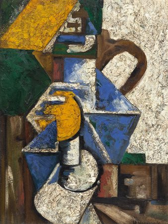 UDALTSOVA NADEZDA ANDREEVNA Orel 1886 - Mosca 1961Composizione, 1919olio su...