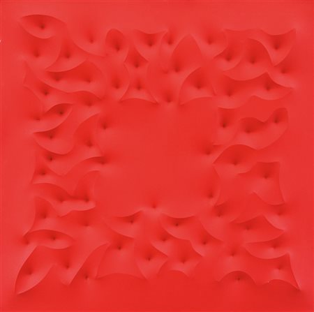 AMADIO GIUSEPPE Todi 19/05/1944BSIPOacrilici rossi su tela estroflessa cm....