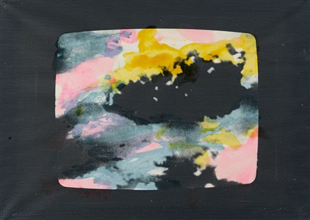 SCHIFANO MARIO Homs (Libia) 1934 - Roma 26/01/1998Paesaggio Tv 1973-77,smalto...