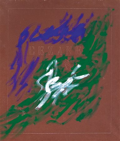 FESTA TANO Roma 02/11/1938 - Roma 09/01/1988Cezanne 1982acrilico su tela cm...