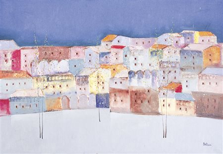 BETTARINI LIDO Sesto Fiorentino 1938Paesaggio toscanoolio su tela cm....