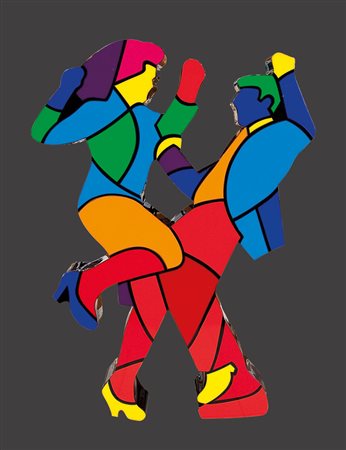 LODOLA MARCO Dorno (Pv) 04/04/1955Balleriniperspex + neon (luminosa da...