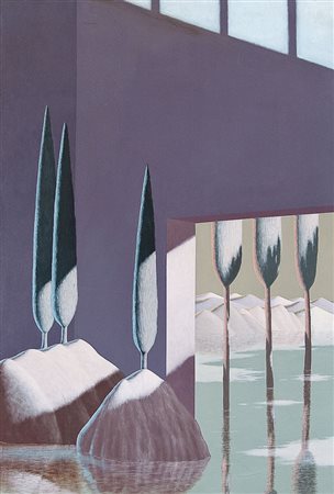 LOMBARDI ENRICO Meldola (Forlì) 1958La stanza degli alberi, 2004acrilico su...