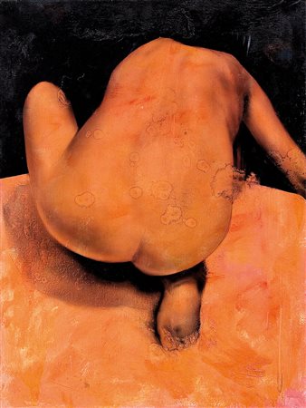 GUIDA FEDERICO Milano 1969Stone, 2008olio su tela cm. 82x61,5x4, firma,...