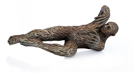 RABARAMA Roma 1969Veget-azione, 2002scultura in bronzo dipinto cm. 54x57x25,...