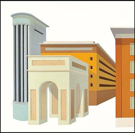 FIORENTINO PAOLO Roma 1965Inattualeolio e acrilico su tela cm. 50x50, firma e...