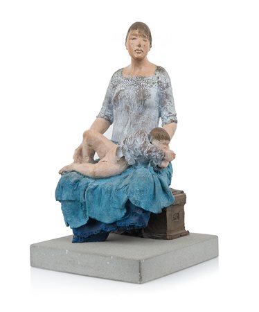 RIVA UGO Bergamo 09/08/1951Mi porto Piero nel nuovo millennio, 1998scultura...