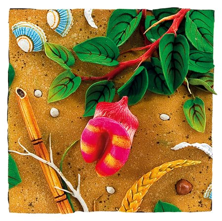 GILARDI PIERO Torino 03/08/1942Conchiglia e germoglio di coccopoliuretano...