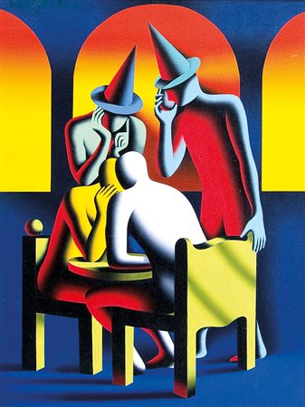 KOSTABI MARK Los Angeles 27/11/1960Insider trading, 2008olio su tela cm....