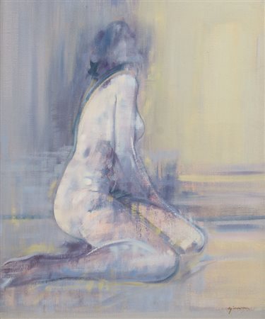 AJMONE GIUSEPPE Carpignano Sesia 17/02/1923 - Romagnano Sesia 07/04/2005Nudo...