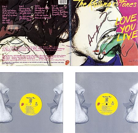 WARHOL ANDY Pittsburg (Usa) 1928 - New York 1987The Rolling Stones, Love you...