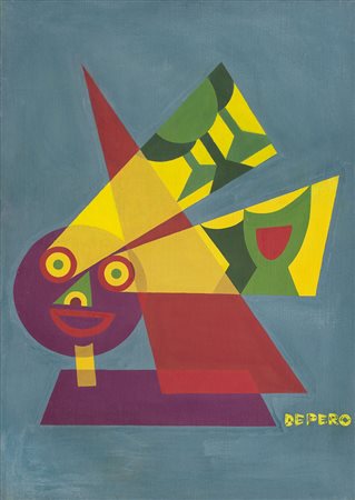 DEPERO FORTUNATO Fondo (Tn) 30/03/1892 - Rovereto (Tn) 29/09/1960Senza...
