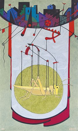 CASORATI FRANCESCO Torino 02/07/1934 - Torino 18/02/2013Marchingegno per...