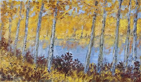 CASCELLA MICHELE Ortona (Ch) 07/09/1892 - Milano 27/08/1989Autunno sul...