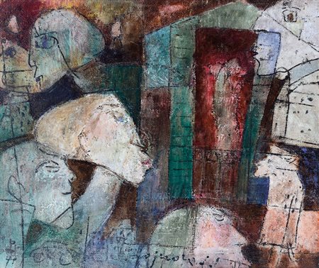 ROGNONI FRANCO Milano 20/09/1913 - Milano 11/03/1999Notturno, 1973olio su...