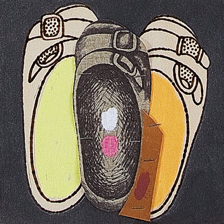 POZZATI CONCETTO Vo' Vecchio (Pd) 01/12/1935A casa mia, 2008tecnica mista e...