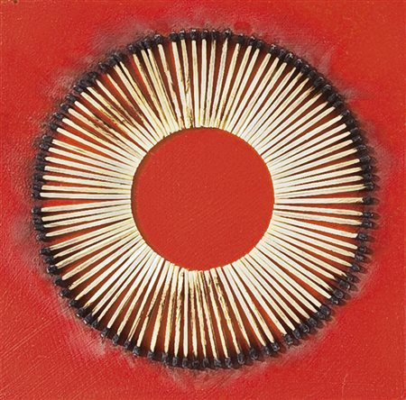 AUBERTIN BERNARD Fontenay aux Roses 1934Dessin de feu, 2010acrilici e...