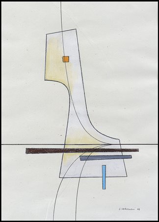 VERONESI LUIGI Milano 28/05/1908 - Milano 25/02/1998Senza titolo, 1966tecnica...