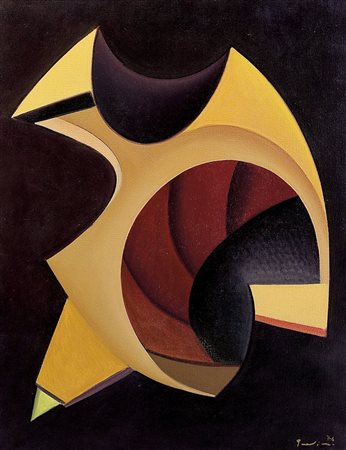 PROVINO SALVATORE Bagheria (Pa) 04/06/1943Senza titolo, 1976olio su tela cm....