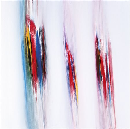 FINZI ENNIO Venezia 1931Il verso del colore, 2007olio su tela cm. 60x60,...