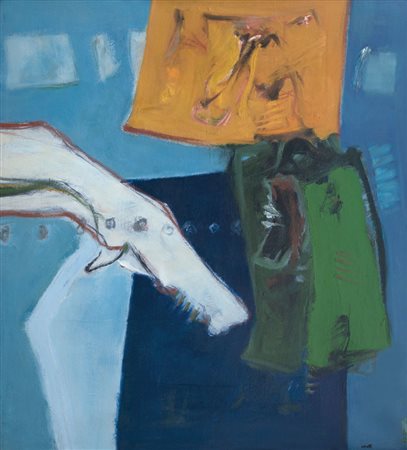 CERETTI MINO Milano 17/02/1930Sostantivi, 1961olio su tela cm. 105x95, firma...