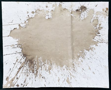 NITSCH HERMANN Vienna 1938Relique, anni '70sangue su tela cm. 51x62, opera...