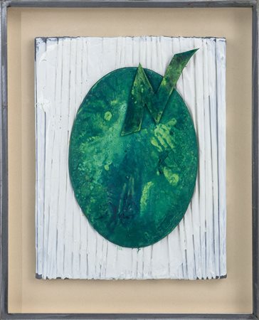 MARIANI UMBERTO Milano 16/11/1936Senza titolo: N, 1999acrilici su lamina di...