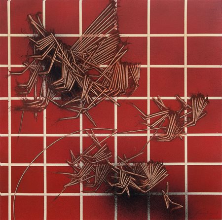 SCANAVINO EMILIO Genova 28/02/1922 - Milano 29/11/1986Tramatura, 1979olio su...