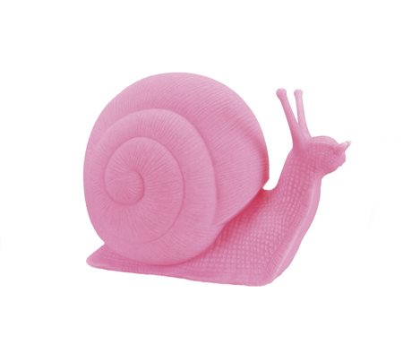 CRACKING ART Chiocciolamultiplo in plastica rosa cm. 55x30x40, esemplare...