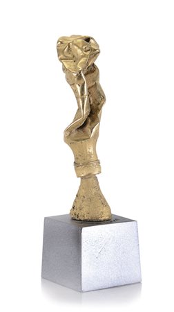 BALBO GIULIO Torino 30/01/1943Latte versato, 2007scultura in bronzo dorato...