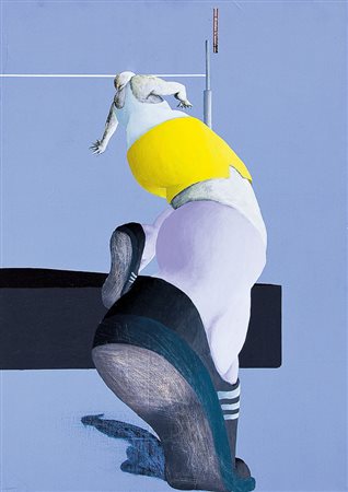 BONAVITA ALFONSO Amantea 10/01/1962Salto in alto, 2008tecnica mista su tela...