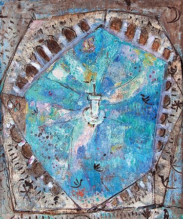 ROGNONI FRANCO Milano 20/09/1913 - Milano 11/03/1999Chiostro, 1969olio su...