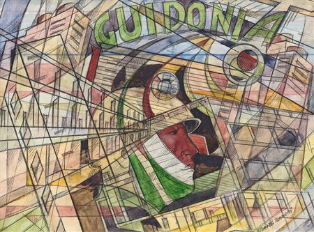 BONETTI UBERTO Viareggio 31/01/1909 - Viareggio 10/04/1993Aerovista di...