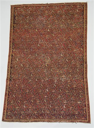 Tappeto Senneh, Persia fine sec. XIX , disegno con rami di boteh ispirato dai...