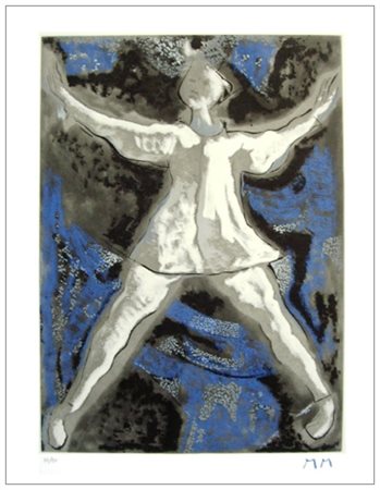 MARINO MARINI Pistoia 1901 – Viareggio 1980 Dancer 1 1977 Acquaforte e...